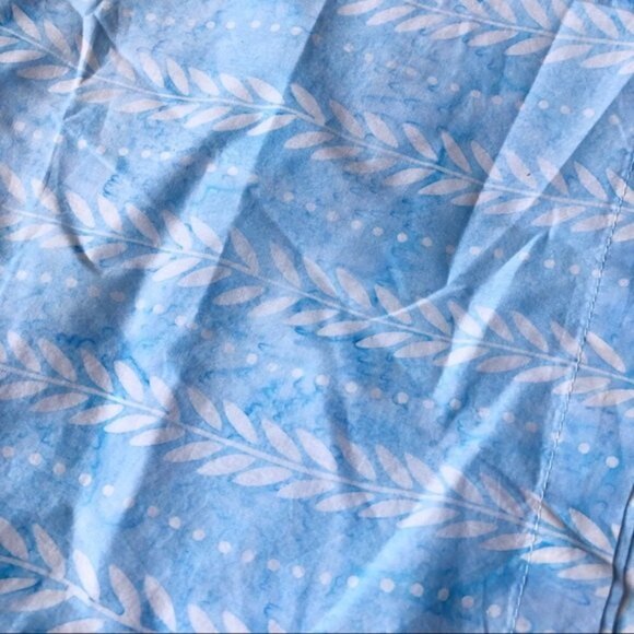 Saks Fifth Avenue Graphic Lightweight Cotton Shirt Button Front XL New - Picture 8 of 10